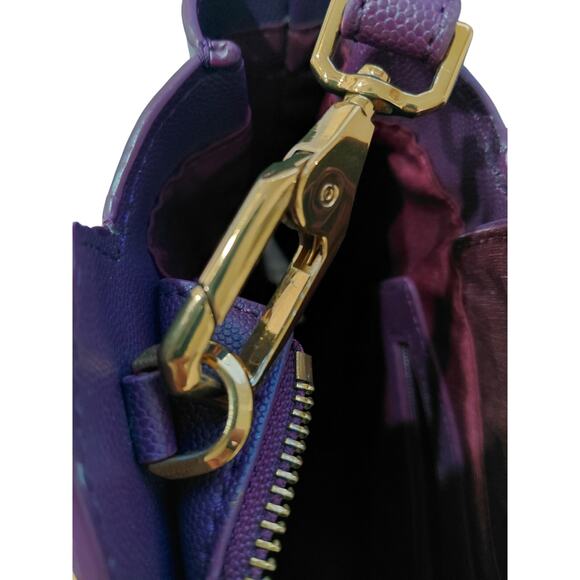 Charles and Keith trapeze purple purse. - Picture 6 of 10